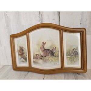 Ruane Manning Easter Bunny print framed art hanging home decor spring